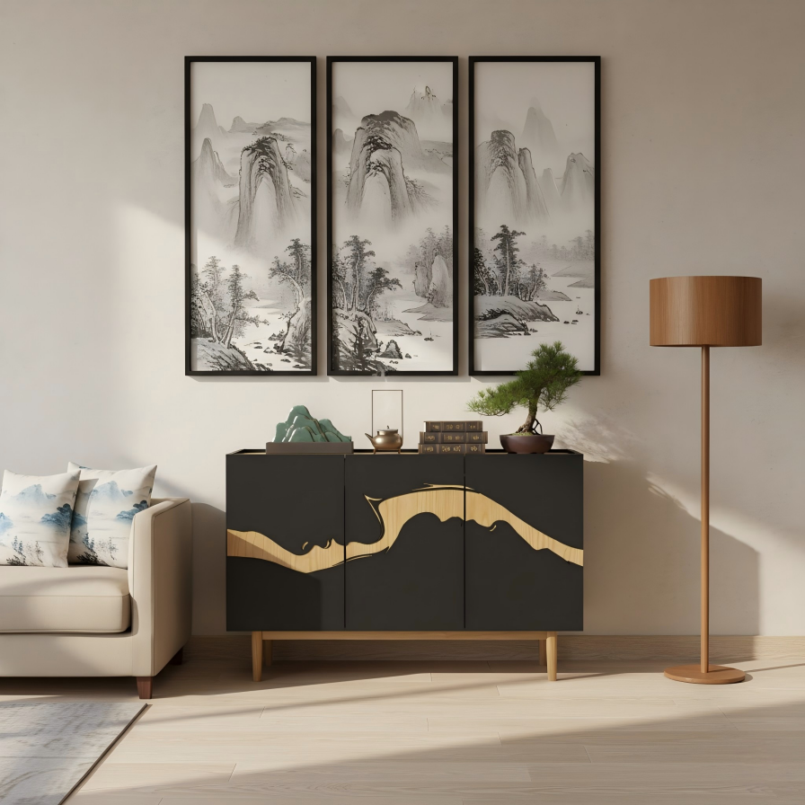 Muse 3-Door Cabinet